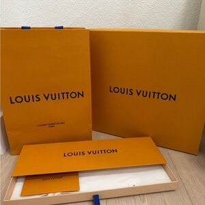 Louis Vuitton Gift Box and Bag